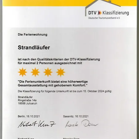Apartmán Strandlaufer Juliusruh